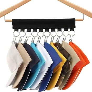 Сгъваема закачалка за шапки Държачи за кърпи от плат Щипки от неръждаема стомана Многофункционална закачалка за дрехи Гардероб Организация на облеклото