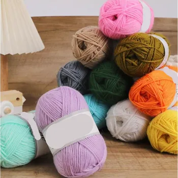 Многоцветни консумативи за плетене на прежди Плетене на една кука занаят за плетене на една кука и плетене на прежда Стартов комплект за начинаещи