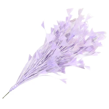 Изкуствен дом Мека боядисана сцена DIY Craft Multi Color Turkey Feather Flower Wedding Accessories Красива декоративна 25-30cm