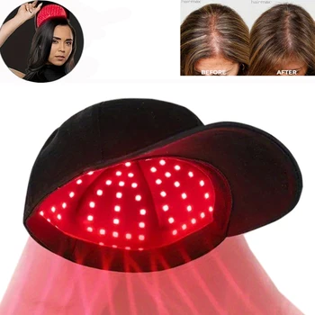 NEW 96Pcs инфрачервени светодиоди 660nm&850nm червена светлина терапия коса растеж капачка за възстановяване на косата против косопад отпуснете скалпа коса грижа шапка