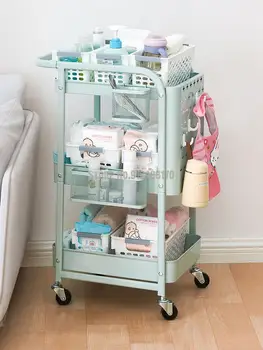 Бебешки консумативи Спалня Бебешки бутилки Кутия за съхранение на бебешки пелени Кухненска кутия за съхранение Колички за салон за красота