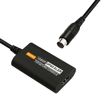 Игрова конзола към HDMI-съвместим адаптер за SEGA Saturn 1080P HDTV конвертор комплект аксесоари за телевизионни конектори