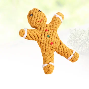 Коледа Gingerbread играчка прекрасен куче дъвчене играчки домашни любимци играчки куче кученце хапка играчки домашни любимци доставки за дома