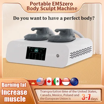 Hot продажба нов преносим EMS ZERO RF Emslimming 6500W EMS електронна машина за оформяне на тялото за отслабване и мускули