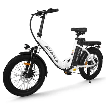 AVAKA 20pollici 500W bicicletta elettrica pieghevole 48V 15AH batteria Pedal Assist Ebike con 7 marce Ebike in lega di alluminio