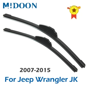 MIDOON чистачки за Jeep Wrangler JK Fit Hook Arms 2007 2008 2009 2010 2011 2012 2013 2014 2015