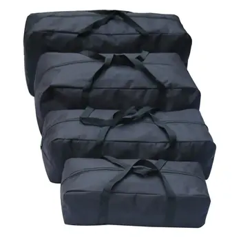 Oxford Cloth Mobile чанта за багаж водоустойчива чанта за пазаруване с голям капацитет за пране Домашно съхранение Сгъваема чанта за съхранение на палатки