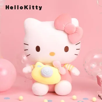 Sanrio аниме характер кукла Hello Kitty плюшена играчка хвърлят възглавница детски рожден ден подарък за приятелка декорация