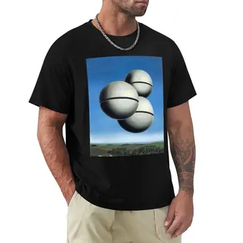 Рене Магрит - Гласът на космоса Тениска момчета животински принт летен топ извънгабаритни мъжки тениски случайни стилен