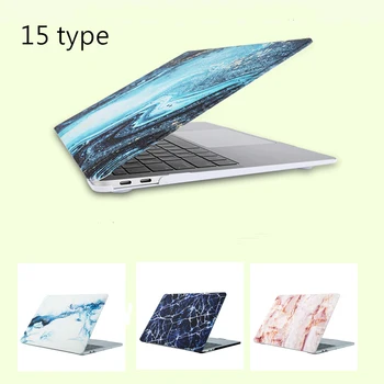Мраморен модел калъф за лаптоп за нов MacBook Pro 13 2020 A2338 Air 13.3 инчов сензорен бар A2289 / A2251 / A2179 / A1369 / A1466 / A1932