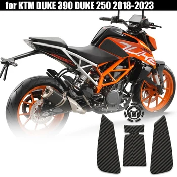 for KTM DUKE 390 DUKE 250 2018-2023 Висококачествен мотоциклетен резервоар Тягова странична подложка Газово гориво Коляно Grip Decal НОВ стил