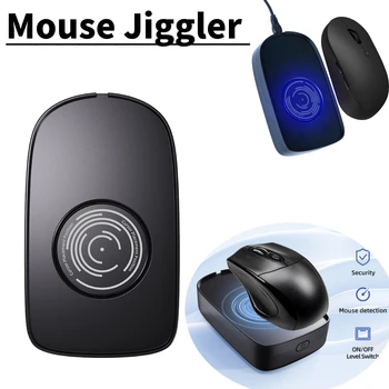 Mini Mouse Jiggler Неоткриваем Mouse Mover ON / Off Switch Виртуален симулатор за движение на мишката за предотвратяване на заспиването на екрана на компютъра