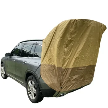 Открит къмпинг кола туризъм палаткаSunshade дъждоустойчив задната палатка SimpleMotorhome за самостоятелно шофиране Tour барбекюКъмпинг багажника палатка