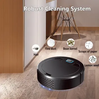 Нов вакуум интелигентни множество почистване робот режими вакуум за домашни косми етаж килим с UV лампа метач прахосмукачка