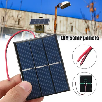 Микро мини слънчеви клетки Компактни 80 X 60mm слънчеви панели Захранване Начало DIY проекти Играчки & Зарядни устройства за батерии Дропшипинг Слънчев панел