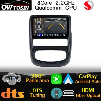 Qualcomm 8Core Android За Renault Duster 1 Nissan Terrano 2014-2020 кола GPS радио DTS HIFI CarPlay Auto HDMI 360 камера стерео