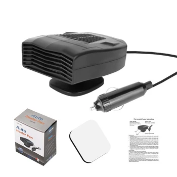Switchable Wind Power Modes Car Heater 12V 24V Portable Electric Heating Fan Defogger Defroster Comfort All Year