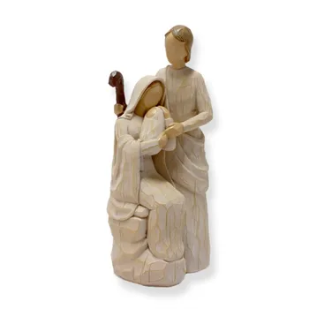 Исус религиозно семейство статуи християнски декорации Мери Йосиф католическа фигурка смола орнаменти Начало Светия слон скулптура