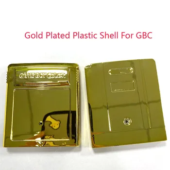 10PCS Резервна част Позлатена Пластмасова обвивка за GBC за GB касета за карти за игра Прозрачен капак на черупката