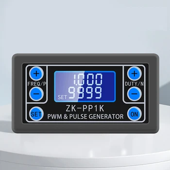 PWM генератор на сигнали Двоен режим PWM импулсен честотен генератор LCD дисплей Квадратен вълнов генератор 1-канален 1Hz-150KHz DC 3.3V -30V