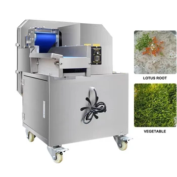 Електрическа машина за рязане на зеленчуци Търговски магданоз копъри и спанак кълцане машина за рязане зелен лук машина за нарязване