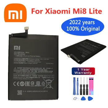 2022 години оригинална висококачествена 3350mAh телефонна батерия BM3J за Xiaomi 8 Mi 8 Lite Mi8 Lite батерия за мобилен телефон + инструменти