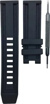 Black Watch Band 23mm Съвместим с Luminox Black Ops Series 8800 8802 8813 8815 8817 | Безплатен инструмент за пролетен бар