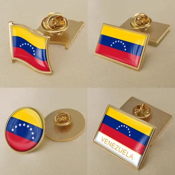Национален флаг на Венецуела Брошка значки Щифтове за ревера