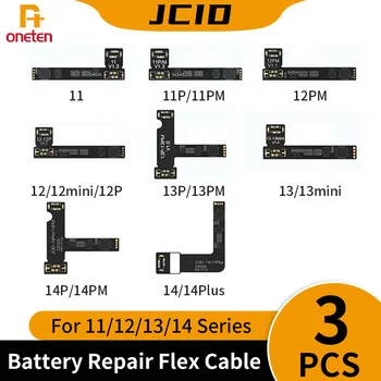 3PCS / Set JCID JC Оригинален ремонт на батерията Flex кабел за iPhone 14 11 12 13 Pro MAX Mini SE3 Предупреждение за батерията Здраве Ремонт Tag на