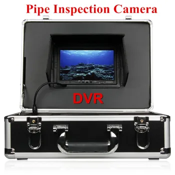 7inch дисплей ендоскоп канализационна тръба инспекция система с DVR рекордер водоустойчив промишлени дренаж видео камера 23mm 20m кабел
