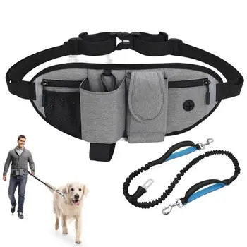 Туристическа талия пакет спортна чанта куче ходене чанта талията раница водоустойчив многофункционален куче ходене чанта с голям капацитет и