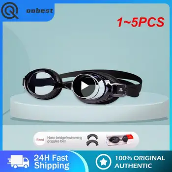1~5PCS До -9.0 Миопия плувни очила рецепта водоустойчив анти-мъгла плуване очила силиконов диоптър гмуркане очила възрастни