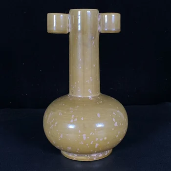 Song dynasty jun порцелан двойно ухо през ухото ваза висулка античен порцелан колекция