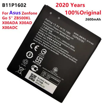 100% оригинална 2660mAh B11P1602 батерия за ASUS Zenfone Go 5 ZB500KL X00AD X00ADC X00ADA телефон Последна производствена батерия