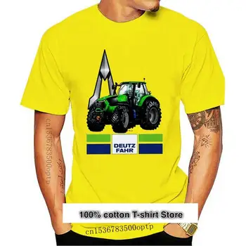Camisetas de algodón para hombre, camisa de manga corta con estampado divertido de Deutz Fahr Tractor, novedad, _ 10