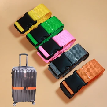 Polychrome найлон товар вратовръзка багаж трайни мигли колан каишка с камера ключалката комплекти за пътуване багажно отделение фиксиране каишка
