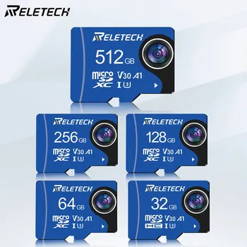 Reletech U3 A1 карта с памет Micro SD карта TF карта за шофиране рекордер / телефон / таблет / камера / монитор / дрон, 32G 64G 128G 256G 512G