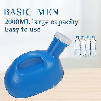 2000ml голям капацитет мъжки преносим писоар бутилка разлив доказателство дизайн