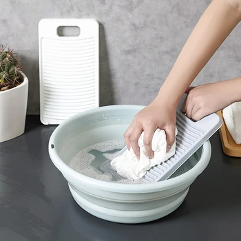 Пластмасова дъска за пране Ръководство за деца Здрава дъска за пране Пътуване Пране Бельо Чорапи Инструменти за почистване Дъска за пране