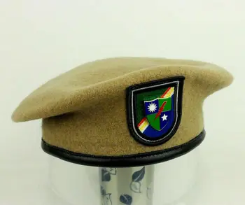 . 75-ти рейнджърски полк на САЩ Метална значка каки барета военна шапка размер XL