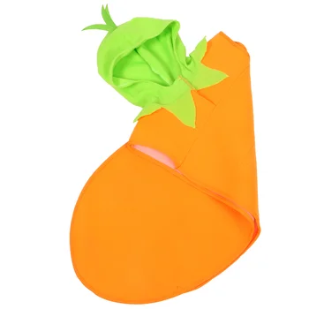 Качулат морков косплей костюм Детски косплей парти костюм Морковени дрехи Cosplay Prop