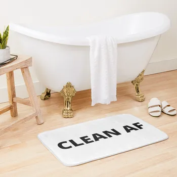 Clean AF Bath Mat Carpet For Bathroom Things For Bathroom House Entrance Anti-Slip Bath Bathroom Absorbent Quick Dry Mat