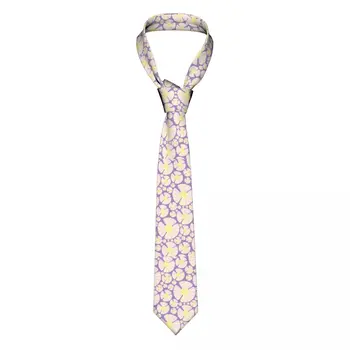 Happy Daisy Necktie Унисекс полиестер 8 см вратовръзки за мъже кльощава тесен ежедневно износване Gravatas косплей подпори