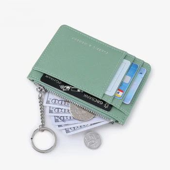 Дамски нулев портфейл Нов корейски стил мини ключодържател малки портфейли Multi карта позиция карта комплект карта чанта портмонета за жени Carteras