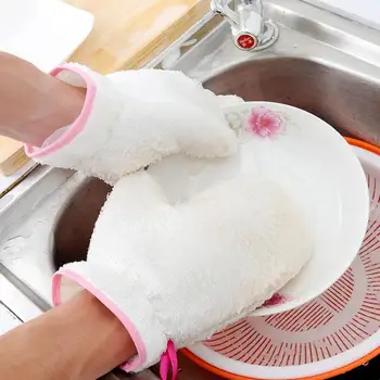 Миене на съдове ръкавица вода фурна парцал топлоустойчив ръкавица кухня готвене микровълнова фурна ръкавица изолирани нехлъзгащи ръкавици сгъсти
