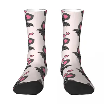 Сладък бебе прилеп розови чорапи чорапи смешно компресия чорапи Жени глезена чорапи чорапи за мъже Дамски