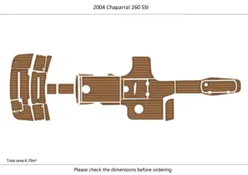 2004 Chaparral 260 SSI Bow Cockpit платформа 1/4