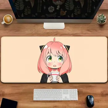 SPY×FAMILY подложка за мишка аниме момиче,Kawaii Аня Фалшификатор Сладък подложка за мишка за PC геймъри, прекрасна дъщеря бюро мат 900x400