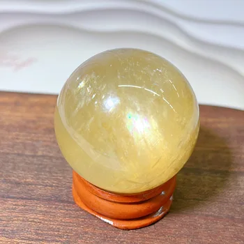 естествени кристали мед калцит сфера топка дъга изцеление високо качество дома декорации полиран минерална енергия подарък