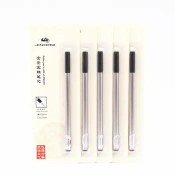 5pcs Jinhao 05mm Черно пълнители мастило ролер писалка нов